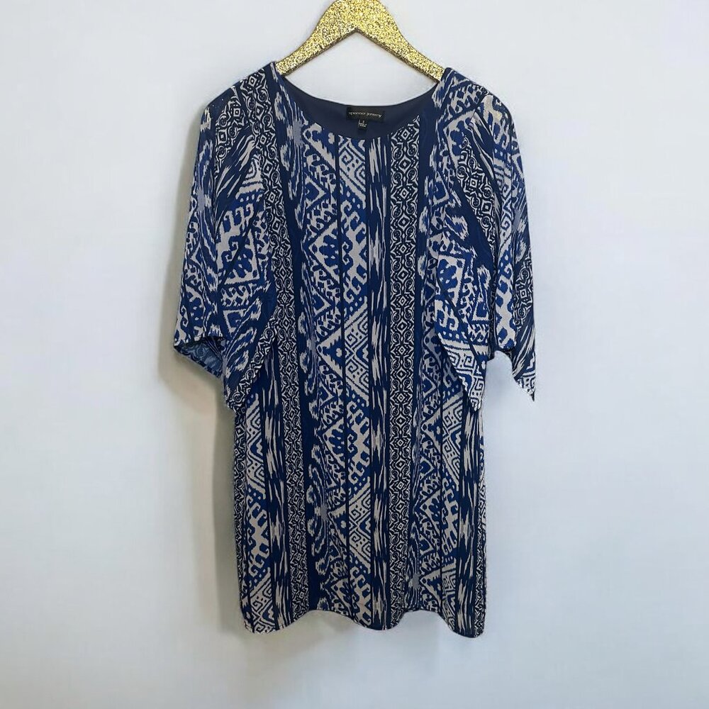 Spenser Jeremy Women's Blue Work Casual Dress Size 4
